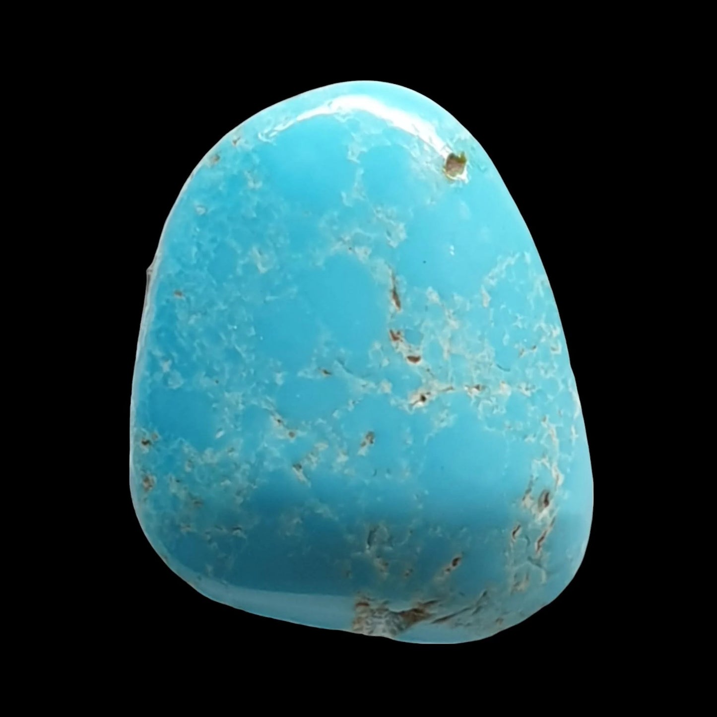 5ct Natural Sleeping beauty turquoise Cabochon (Backed)