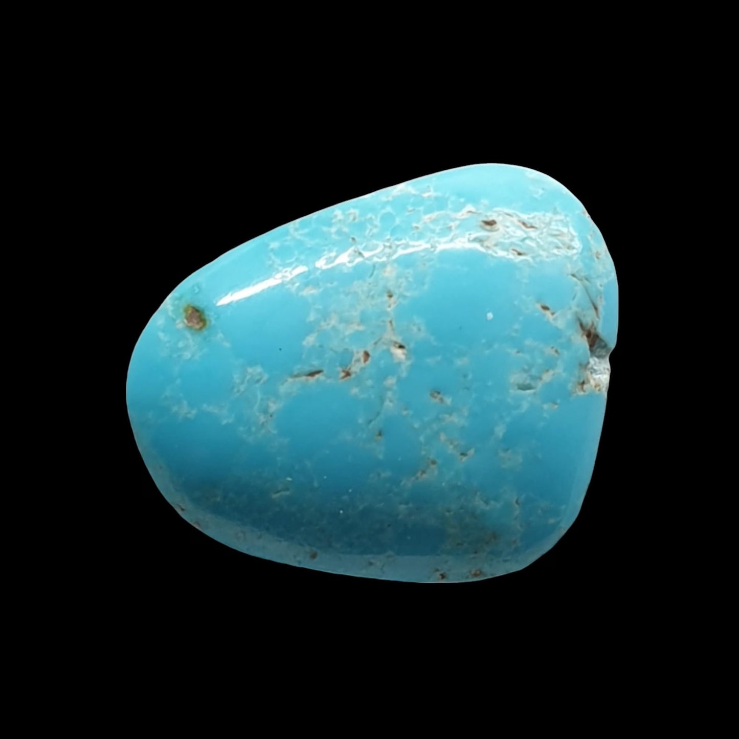5ct Natural Sleeping beauty turquoise Cabochon (Backed)